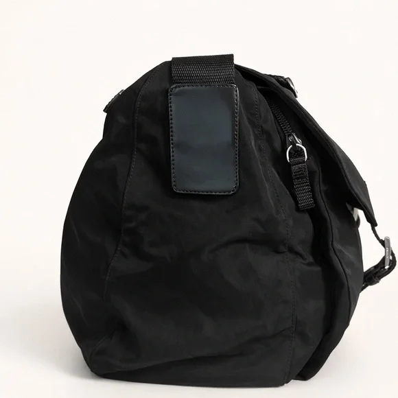 Prada Black Tessuto Nylon Messenger Bag - Picture 4 of 11